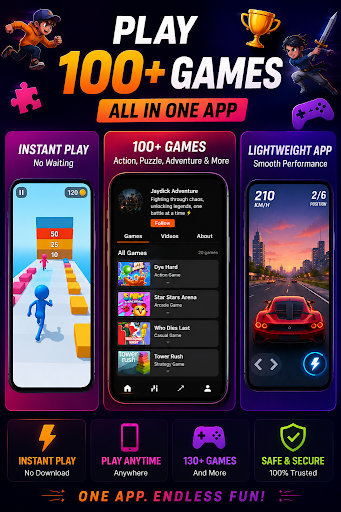 Play 100+ Games on Genzopia – All in One App